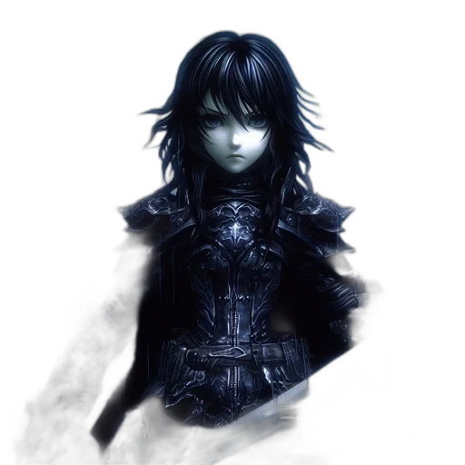 face, mask, sword, fantasy art, concept art, photorealistic, comic book art, blue transparent PNG cut-out