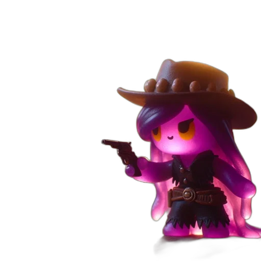 weapon, hat, staff, creature, concept art, 3d render, pixel art, fantasy art transparent PNG cut-out