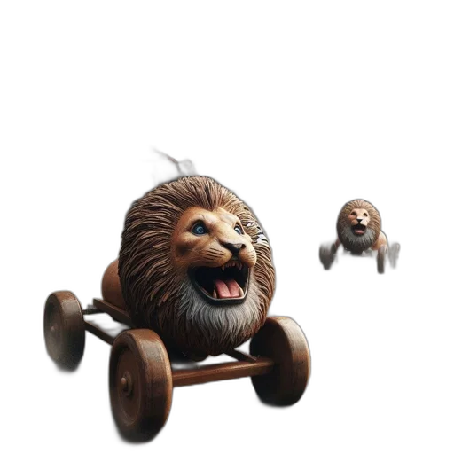 creature, animal, car, hair, concept art, 3d render, photorealistic, fantasy art transparent PNG cut-out