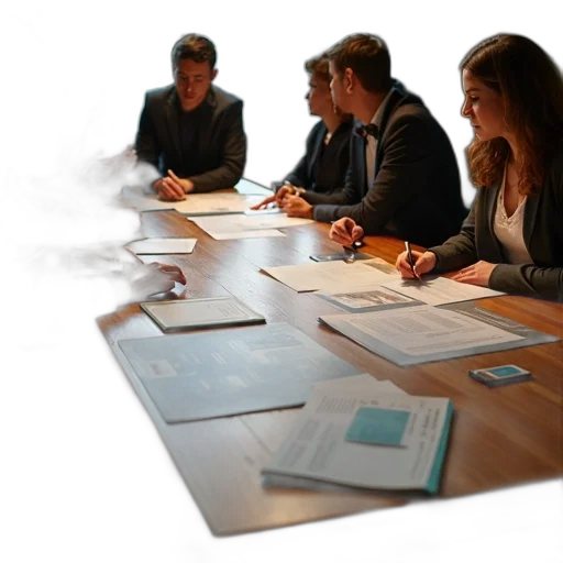 staff, information, table, people transparent PNG cut-out