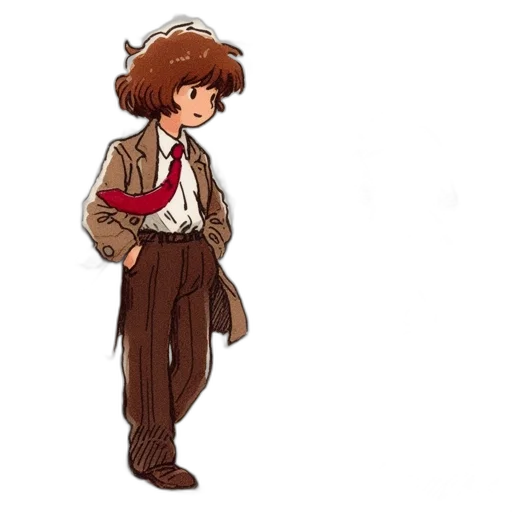 jacket, staff, hat, hair, concept art, pixel art, cartoon, watercolor transparent PNG cut-out