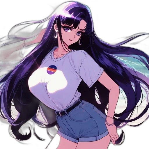 dress, staff, anime, vaporwave, pixel art, concept art, pastel, monochrome transparent PNG cut-out