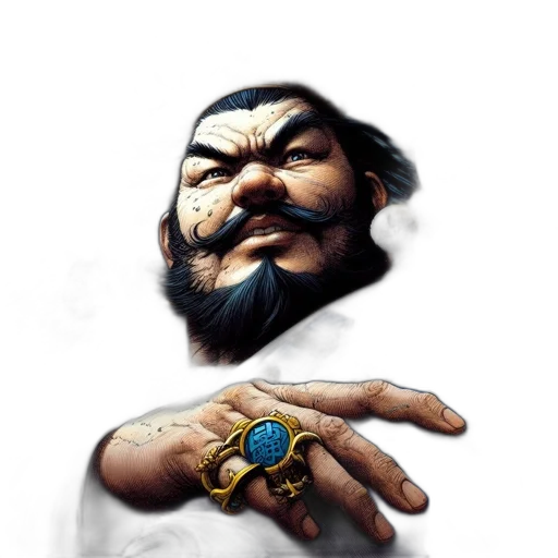 jewelry, face, staff, mask, concept art, fantasy art, pixel art, comic book art transparent PNG cut-out