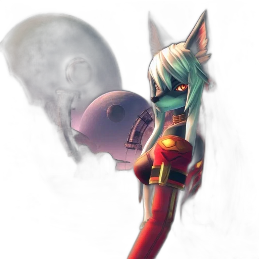 robot, mask, staff, weapon, fantasy art, concept art, anime, pixel art transparent PNG cut-out