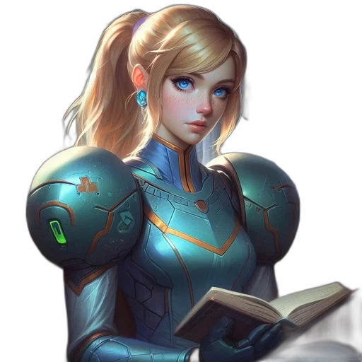 robot, weapon, sword, face, fantasy art, concept art, pixel art, comic book art transparent PNG cut-out