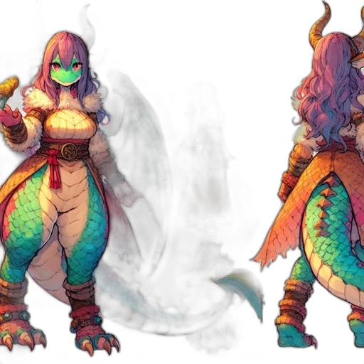 dragon, concept art, fantasy art, pixel art, 3d render, colorful, neon, pastel transparent PNG cut-out