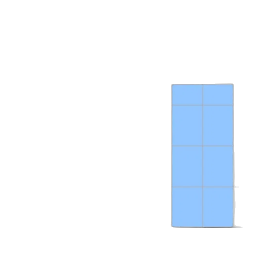 pixel art, 3d render, blue, pastel, monochrome, dark, bar, chart transparent PNG cut-out