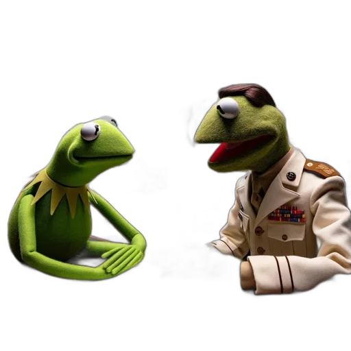 jacket, animal, concept art, 3d render, photorealistic, cartoon, outer space, kermit transparent PNG cut-out