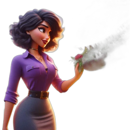 staff, weapon, dress, concept art, 3d render, comic book art, fantasy art, fire transparent PNG cut-out