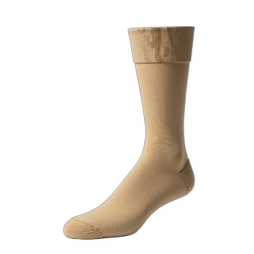 shoes, 3d render, earth tones, single, beige, sock, ribbed, cuff transparent PNG cut-out