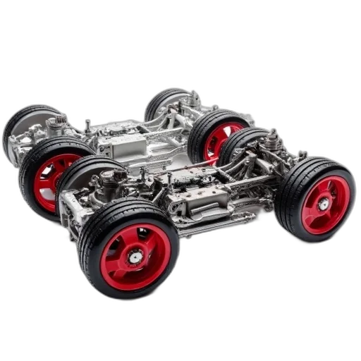 car, robot, 3d render, model transparent PNG cut-out