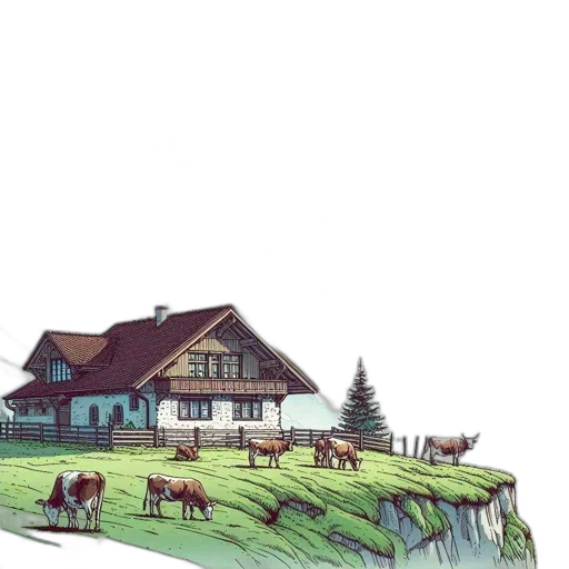 building, animal, furniture, food, concept art, watercolor, photorealistic, pixel art transparent PNG cut-out