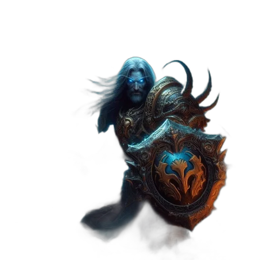 weapon, creature, mask, sword, fantasy art, concept art, photorealistic, comic book art transparent PNG cut-out