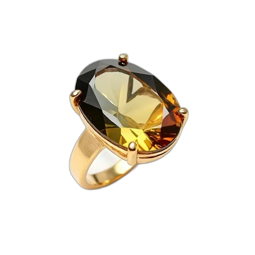 jewelry, crown, 3d render, golden, gold, ring, large, oval-cut transparent PNG cut-out
