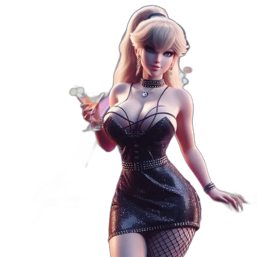 dress, 3d render, concept art, fantasy art, photorealistic, animation, portrays, tall transparent PNG cut-out