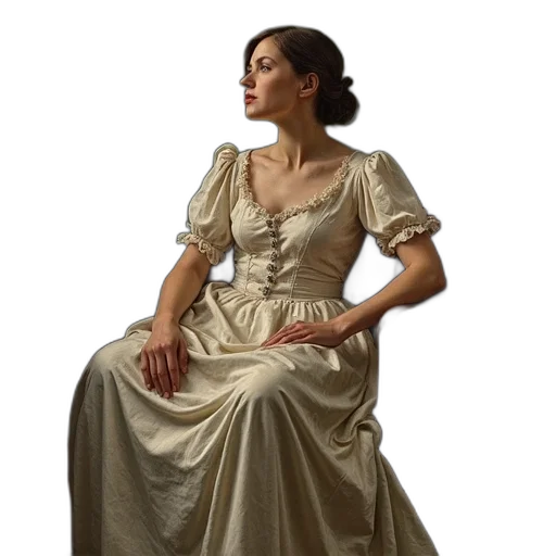 dress, jewelry, staff, crown, photorealistic, concept art, oil painting, fantasy art transparent PNG cut-out