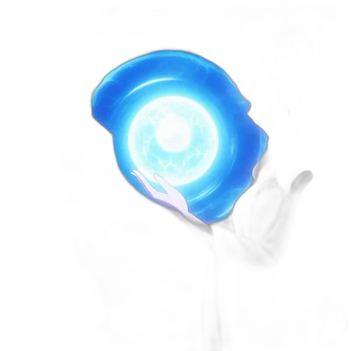 staff, weapon, robot, mask, 3d render, concept art, anime, vaporwave transparent PNG cut-out