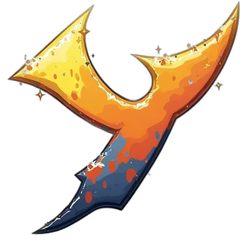 weapon, staff, sword, dragon transparent PNG cut-out