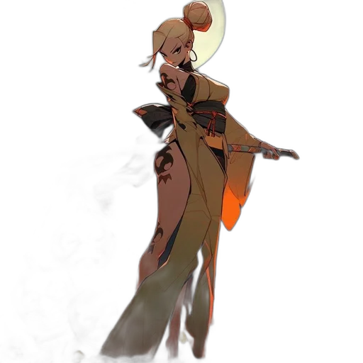 staff, dress, weapon, sword, concept art, fantasy art, pixel art, 3d render transparent PNG cut-out