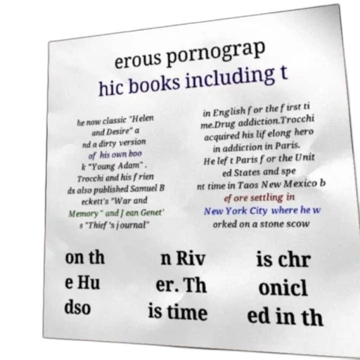 poster, trocchi, works, featuring, title, helen, desire, mentioning transparent PNG cut-out