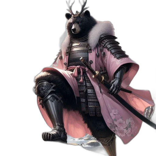 staff, sword, mask, animal, concept art, fantasy art, 3d render, photorealistic transparent PNG cut-out