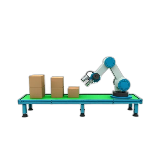 robot, furniture, 3d render, concept art, rendering, robotic, arm, assembly transparent PNG cut-out
