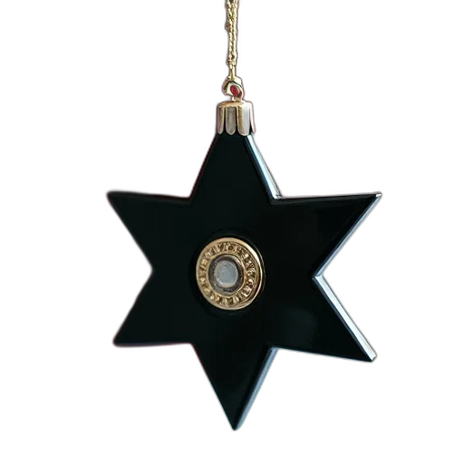 jewelry, staff, weapon, crown, 3d render, photorealistic, black, star-shaped transparent PNG cut-out