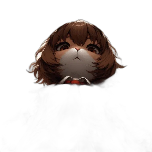 face, mask, hair, creature, anime, pixel art, concept art, photorealistic transparent PNG cut-out