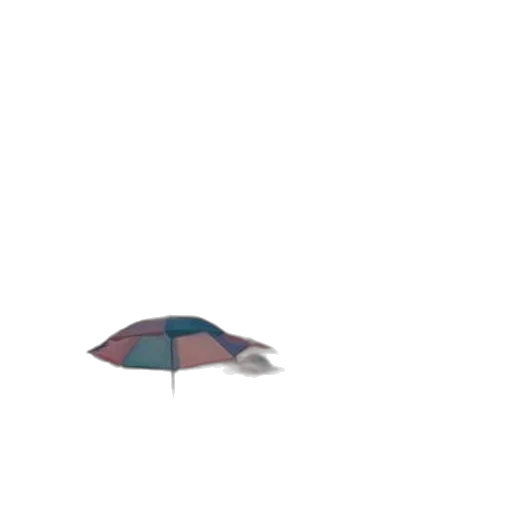 umbrella, hat, shoes, jacket, concept art, pixel art, 3d render, watercolor transparent PNG cut-out
