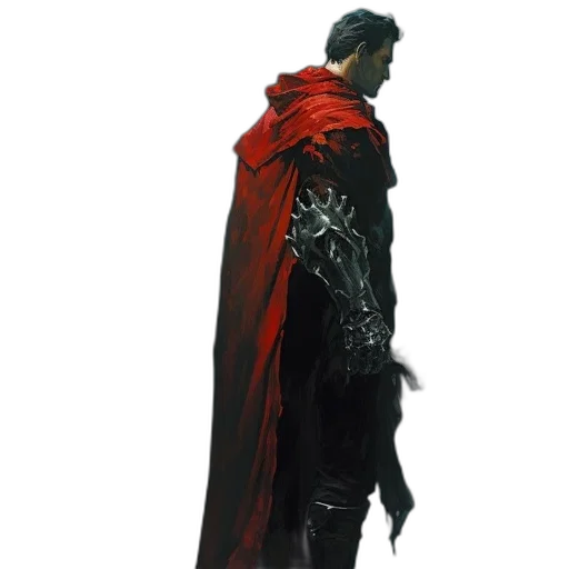 jacket, sword, staff, weapon, concept art, comic book art, fantasy art, photorealistic transparent PNG cut-out