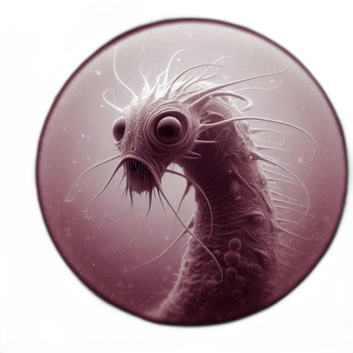 creature, animal, dragon, hair, concept art, photorealistic, 3d render, fantasy art transparent PNG cut-out