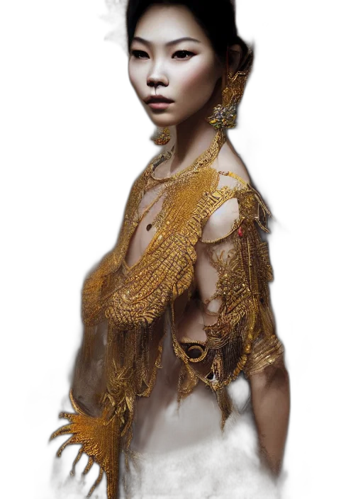 dress, jewelry, hair, crown transparent PNG cut-out