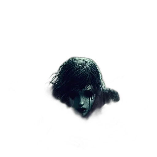 hair, face, mask, creature, photorealistic, concept art, comic book art, fantasy art transparent PNG cut-out