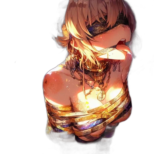 mask, dress, crown, face, anime, fantasy art, watercolor, concept art transparent PNG cut-out