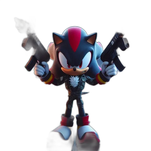 weapon, creature, animal, robot, 3d render, concept art, pixel art, vaporwave transparent PNG cut-out