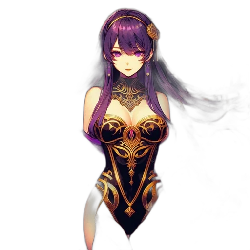 dress, mask, crown, jewelry, fantasy art, pixel art, anime, concept art transparent PNG cut-out