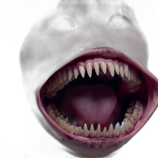 creature, animal, face, mask, 3d render, photorealistic, concept art, underwater transparent PNG cut-out