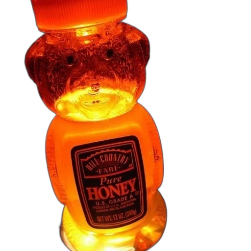 bottle, food, crown, weapon, 3d render, neon lights, honey, shaped transparent PNG cut-out