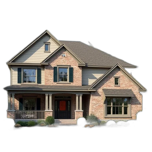 building, 3d render, photorealistic, earth tones transparent PNG cut-out