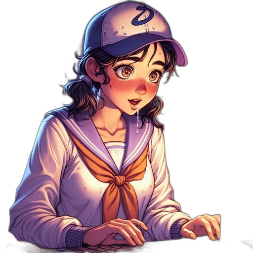 staff, hat, face, crown, anime, pixel art, cartoon, concept art transparent PNG cut-out