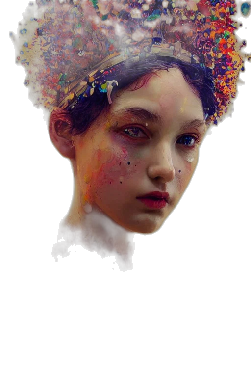 crown, face, mask, hat transparent PNG cut-out