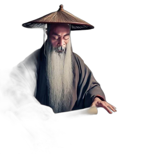 hat, staff, mask, face, photorealistic, fantasy art, concept art, oil painting transparent PNG cut-out