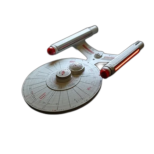 weapon, staff, 3d render, concept art, outer space, star, trek, model transparent PNG cut-out