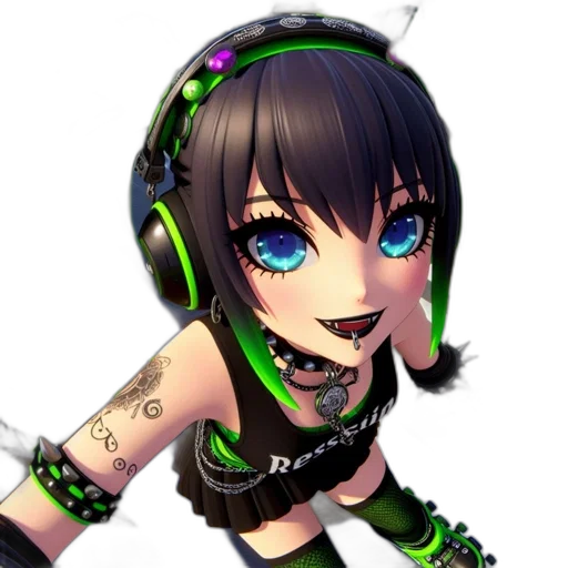 robot, staff, weapon, jewelry, cyberpunk, 3d render, anime, concept art transparent PNG cut-out