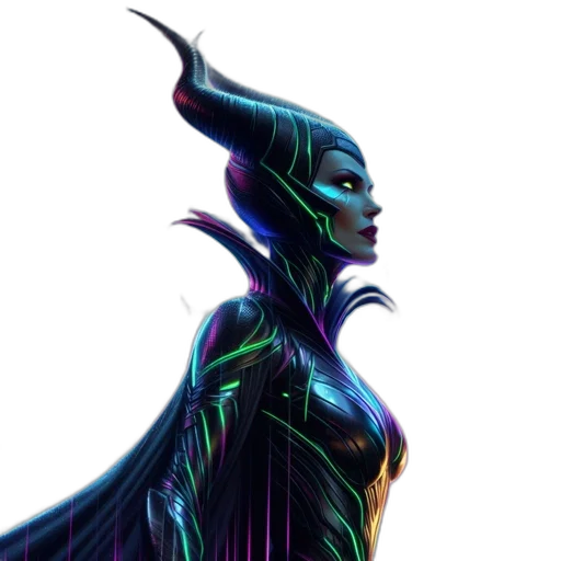 dress, concept art, fantasy art, comic book art, pixel art, neon lights, dark, neon transparent PNG cut-out
