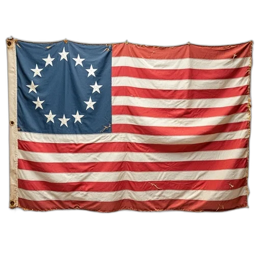 staff, weapon, worn-out, american, flag, frayed, edges, faded transparent PNG cut-out