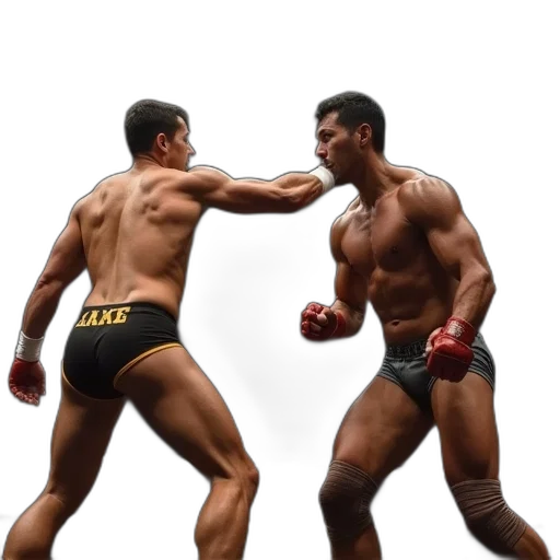 photorealistic, concept art, john, law, erico, wrestling, match transparent PNG cut-out