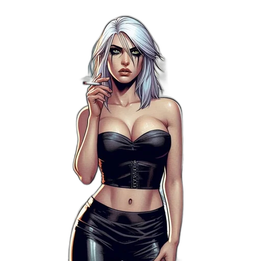 dress, comic book art, concept art, fantasy art, pixel art, dark, monochrome, earth tones transparent PNG cut-out