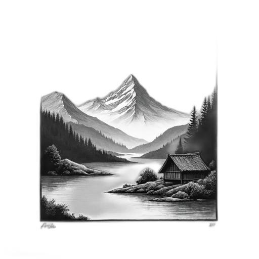 building, dragon, face, jacket, concept art, photorealistic, pencil sketch, fantasy art transparent PNG cut-out