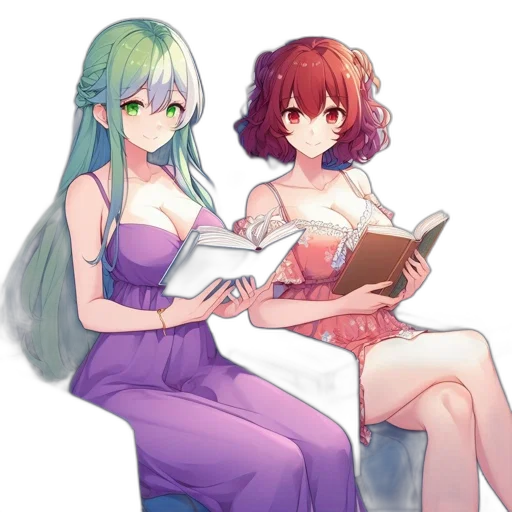 dress, anime, watercolor, fantasy art, concept art, fire, underwater, beach transparent PNG cut-out